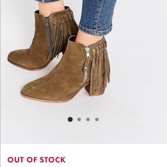 ASOS Suede Fringe Bootie - Picture 5 of 5